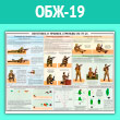 Плакат «Изготовка и правила стрельбы из ГП-25» (ОБЖ-19, ламинированная бумага, A2, 1 лист)